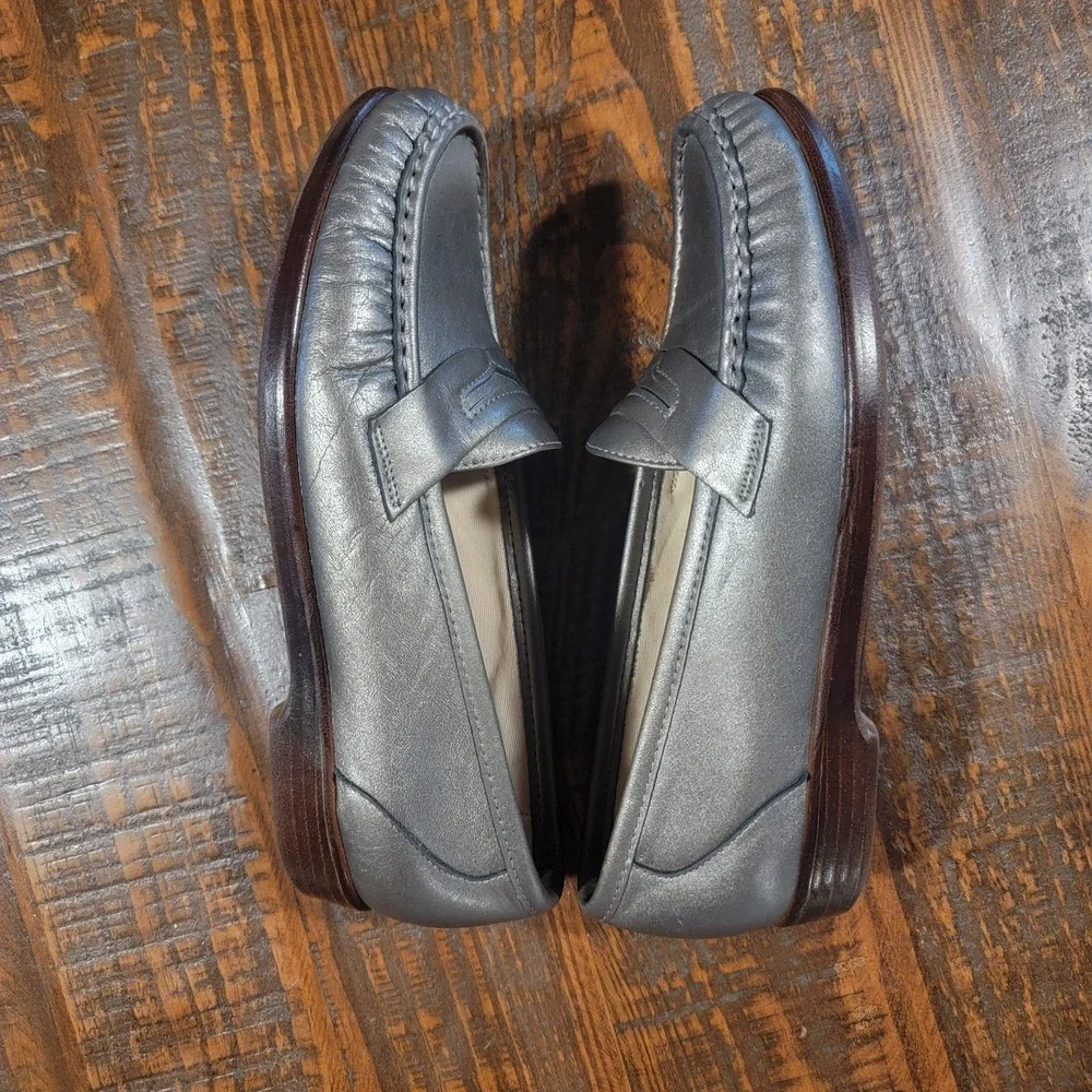 SAS Womens Wink Loafer Tripad Comfort Slip On In Pewter Discontinued Size 8 W